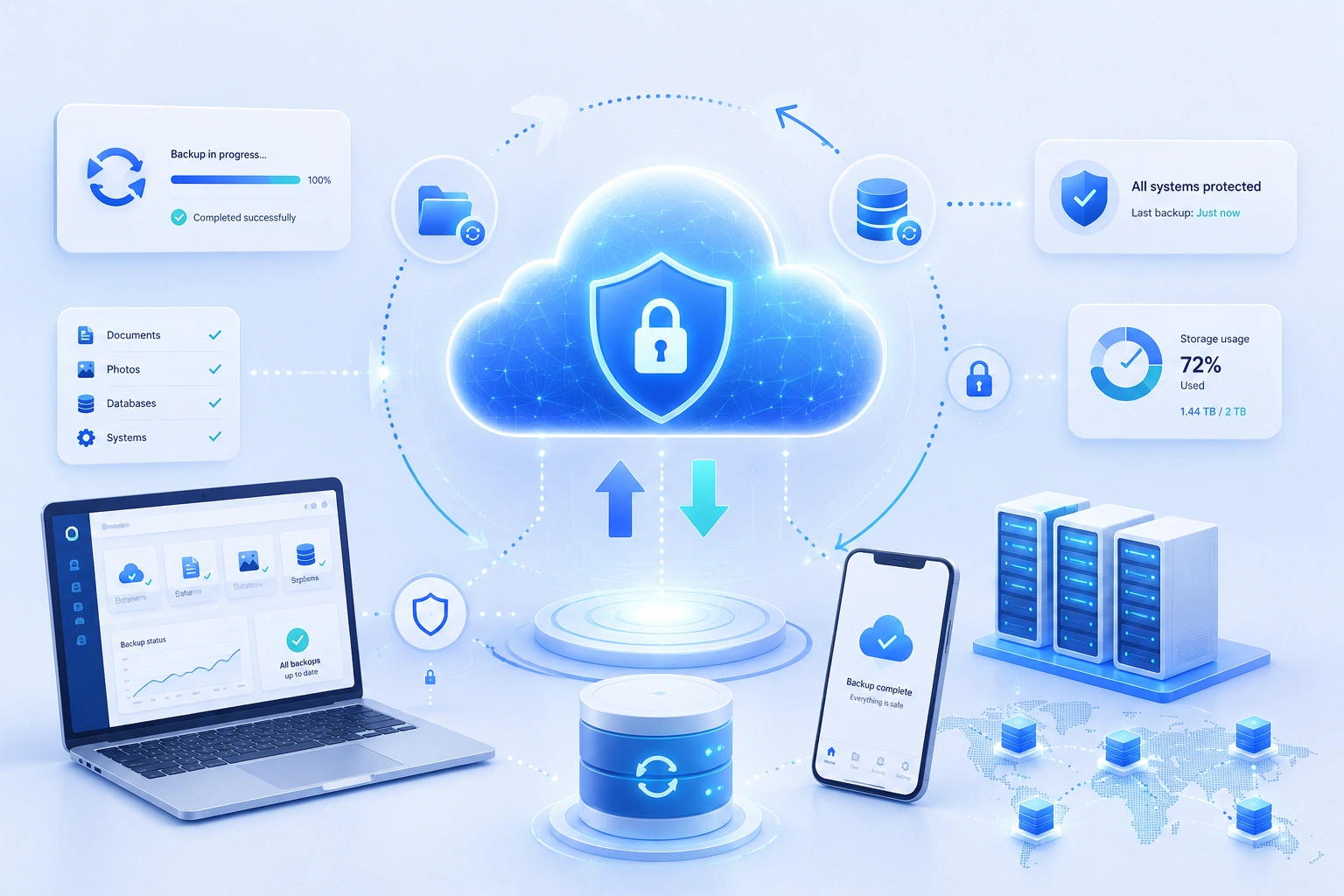 Cloud Security And Automated Data Backup